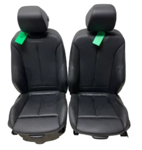 12-18 OEM BMW F30 F34 F36 335i Front Driver Passenger Seats Black PAIR