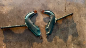 1962-1977 VW Volkswagen Regular Beetle Front Trunk Hood Hinges Set Pair Green