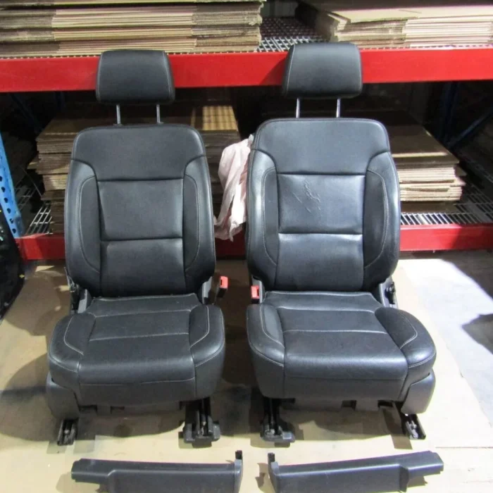 2015 - 2018 CHEVY TAHOE SUBURBAN GMC YUKON DENALI HEAT COOL BLACK LEATHER SEATS
