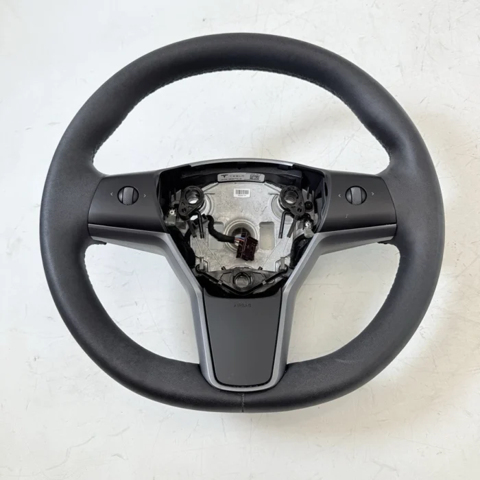 2023 TESLA MODEL 3 Y HEATED LEATHER STEERING WHEEL 1490214-00-B OEM
