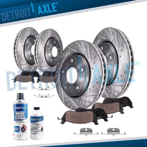 312mm Front 300mm Rear Brake Rotors + Brake Pads for BMW 328i XDRIVE X1