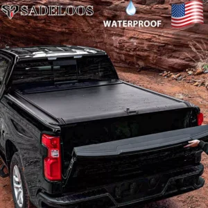 5.8Ft Retractable Truck Bed Tonneau Cover Aluminum For 14-25 Silverado/GMC 1500