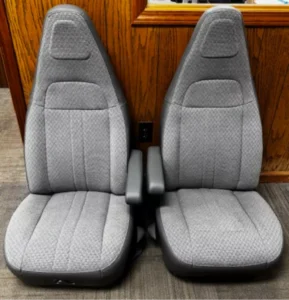97-24 Chevy Express/GMC Savana Van Pair LH&RH Gray Cloth Power Bucket Seat