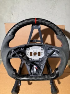 Alcantara carbon fiber W/Heated Steering Wheel for Tesla 2021-2023 Model S/X