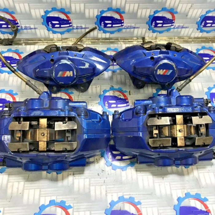 BMW F22 F30 F32 F36 FRONT M-PERFORMANCE BREMBO BRAKE CALIPERS BLUE SET OEM