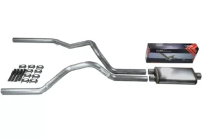 Dodge Ram 1500 Truck 94-03 2.5" Dual Truck Exhaust Kit Flow II Stainless Muffler