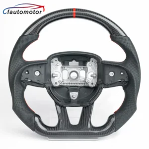 Fit Dodge Charger Challenger Steering Wheel Carbon Fiber SRT Hellcat 2015-2024