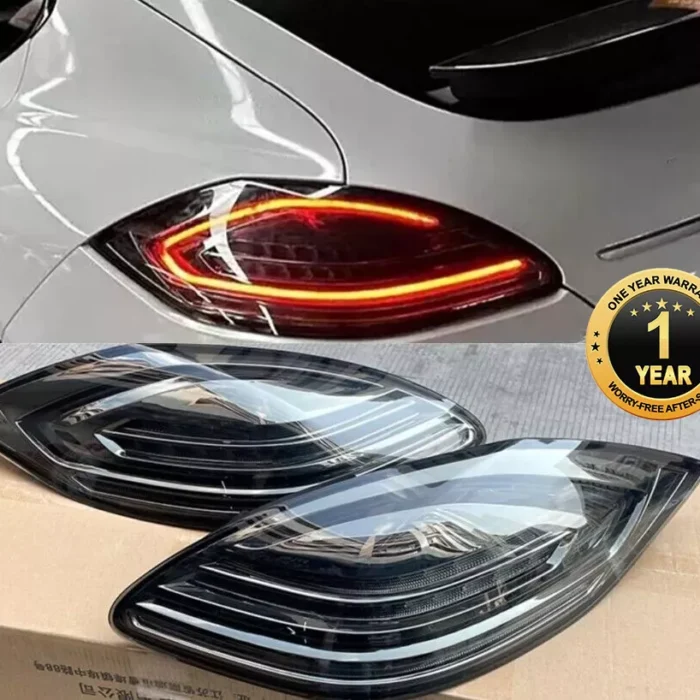 For 2010-2013 Porsche Panamera 970.1 Smoke Black LED Rear Tail Lights Brake Lamp
