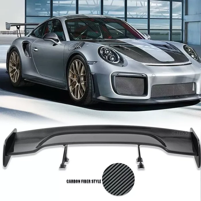 For Porsche Carrera 911 GT 57'' Rear Trunk Spoiler Wing GT-Style Carbon Fiber