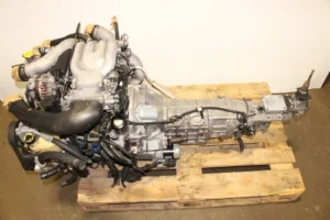JDM Mazda RX7 13B Twin Turbo Engine 5 Speed Manual Transmission FD3S 13BTT for sale