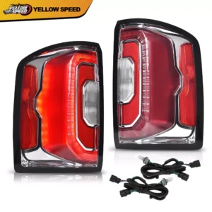 LED Tail Lights Fit For 2016-2018 GMC Sierra Rear brake Stop Lamps Left+Right
