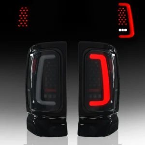 LED Tail Lights For Dodge 94-01 Ram 1500/94-02Ram 2500/3500 W Starting Animation