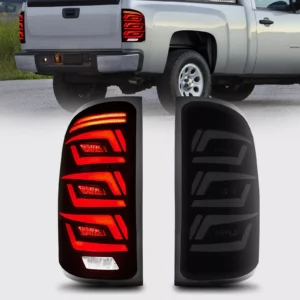 LED Tail Lights Rear Turn Signal Lamps For 2007-2013 GMC Sierra 1500 2500 3500HD