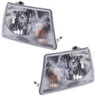 LH RH Headlights For Ford Ranger 2001-2011 Halogen w: Bulb:s w: Turn Signal Bulb