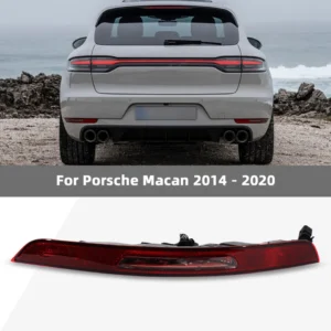 Left Rear Bumper Stop Lamp Light Reflector For Porsche Manca 2014 2015 2016-2020