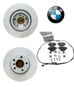 NEW OEM Genuine BMW X3 X4 Rear Brake Kit F25 F26 Rotors Pads Sensr 34206886482