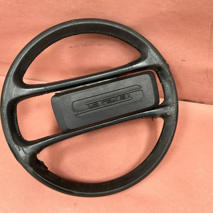 Porsche 928 (84-89) Black Leather Steering Wheel OEM #84149