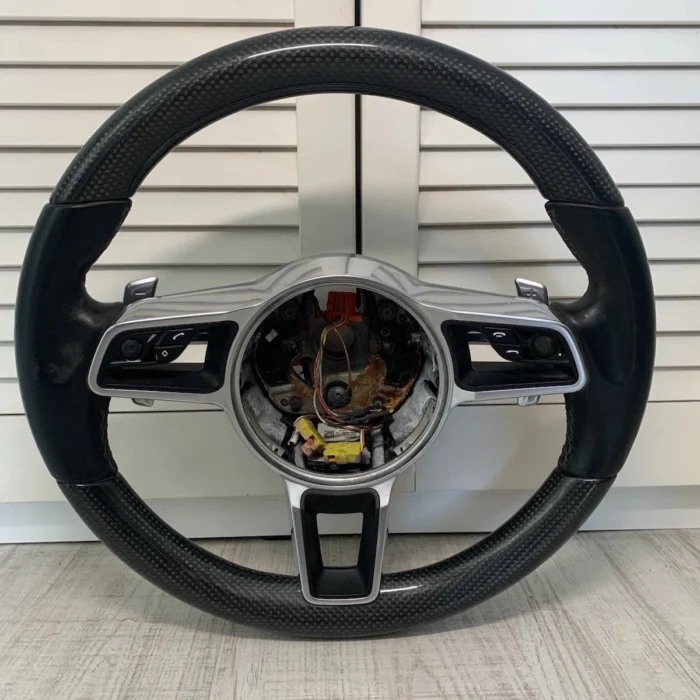 Porsche Carbon GTS 911 991 987 997 981 718 GT Steering Wheel OEM Heated Macan