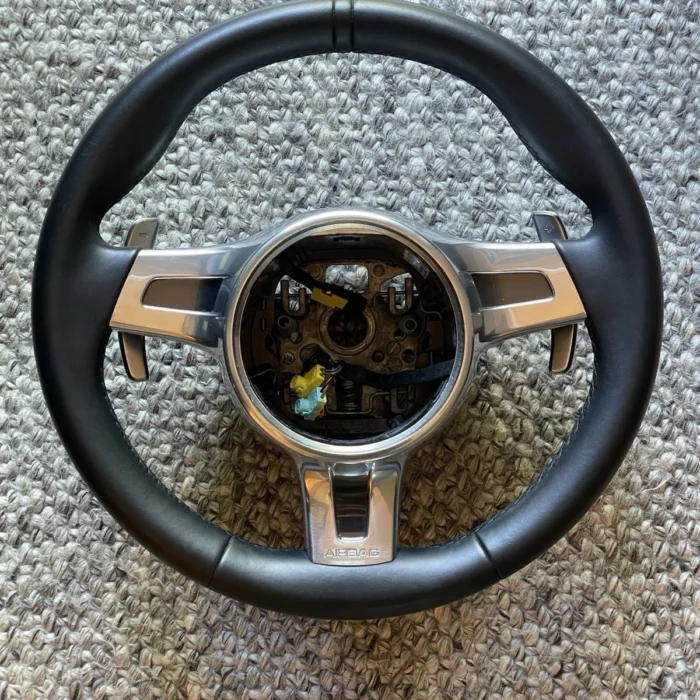 Porsche OEM Leather Sport Design Steering Wheel PDK 991 991.1 911 Cayman 997