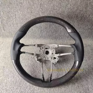 Real Carbon Fiber Steering Wheel Fits Porsche 718 Cayenne 911 Macan 15-22