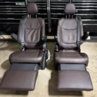 Recliners Toyota Sienna Seats 2021-2024 Truck Van RV Seats Brown Black Leather 2