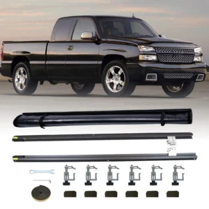 Soft Fold Tonneau Cover Fit For 04-07 Chevy Silverado GMC Sierra 5.8ft Bed