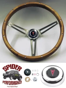 1967-1968 Pontiac wood steering wheel 15" MUSCLE CAR WALNUT