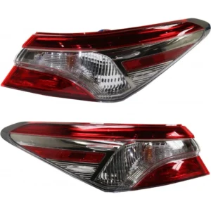 Driver & Passenger Side Tail Light Set For 2018 2019 2020 Toyota Camry SE