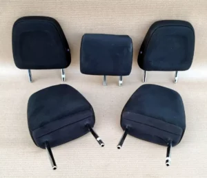 Toyota Rav4 2013-2018 Front and Rear seats Headrest set 5pc Black Cloth Oem Used