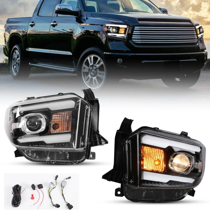 2014-2021 Toyota Tundra w:LED DRL Projector Headlamps 2014-2021 Toyota Tundra w:LED DRL Projector Headlamps