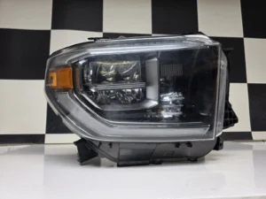2018 2019 2020 2021 Toyota Tundra Right LED Headlight Used Oem Chrome Bezel