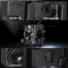 2019 2020 2021 Chevy Silverado 1500 Headlights Headlamps w:LED Assembly Sets 2