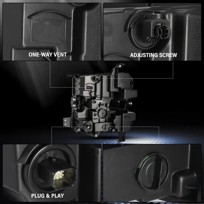 2019 2020 2021 Chevy Silverado 1500 Headlights Headlamps w:LED Assembly Sets 2 2019 2020 2021 Chevy Silverado 1500 Headlights Headlamps w:LED Assembly Sets 2