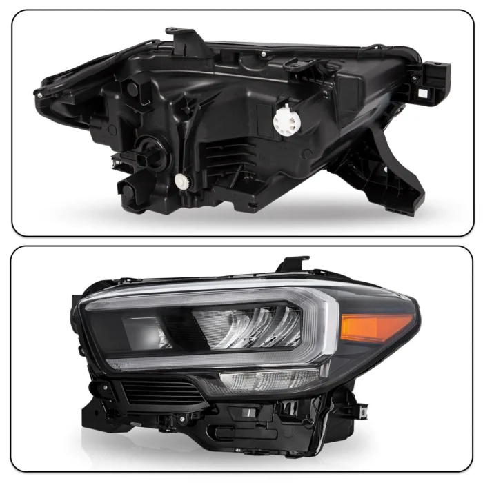 2020-2023 Toyota Tacoma Limited|TRD Black Full LED Headlights Headlamps Pair 3 2020-2023 Toyota Tacoma Limited|TRD Black Full LED Headlights Headlamps Pair 3