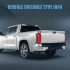 2022-2024 SMOKED VLAND LED Tail Lights w:Startup Animation For Toyota Tundra L+R 2