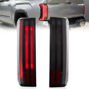 2022-2024 SMOKED VLAND LED Tail Lights w/Startup Animation For Toyota Tundra L+R