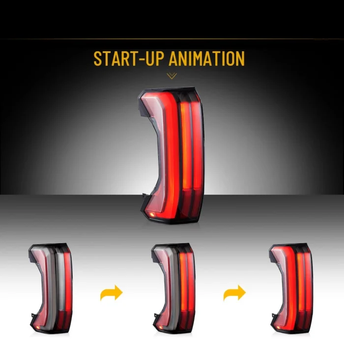 2022-2024 SMOKED VLAND LED Tail Lights w:Startup Animation For Toyota Tundra L+R b 2022-2024 SMOKED VLAND LED Tail Lights w:Startup Animation For Toyota Tundra L+R b
