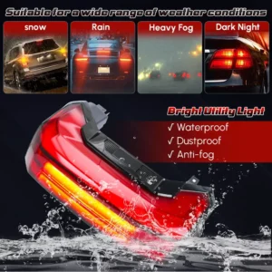 2022-2024 Toyota Tundra Rear Tail Lamp Clear Right Passenger Side 22 23 24