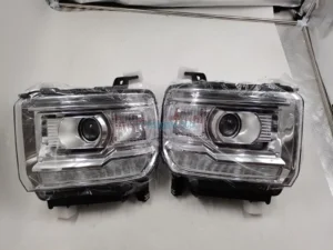 Clear LED Head DRL Lights Lamps Fit For 2014-2018 GMC Sierra 1500 2500 3500
