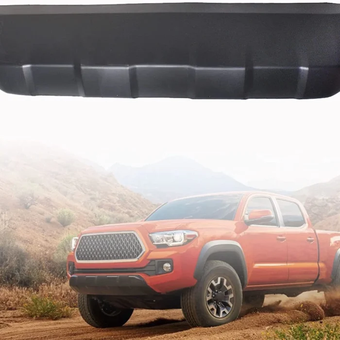 FOR 2016-2022 Toyota Tacoma Front Lower Bumper Valance Panel Skid Plate Black FOR 2016-2022 Toyota Tacoma Front Lower Bumper Valance Panel Skid Plate Black