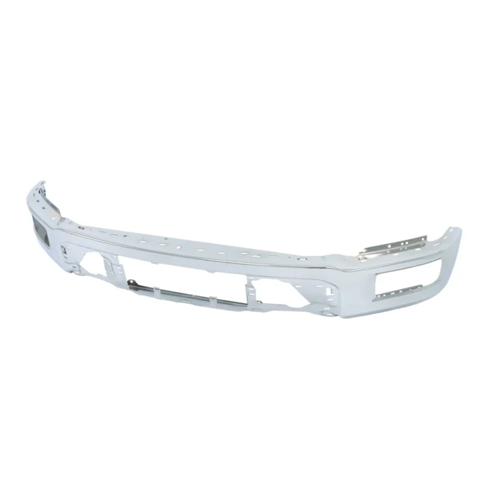 Ford F-150 2024-2025 Chrome W:o Sensor Holes Steel Front Bumper Face Bar 2 Ford F-150 2024-2025 Chrome W:o Sensor Holes Steel Front Bumper Face Bar 2
