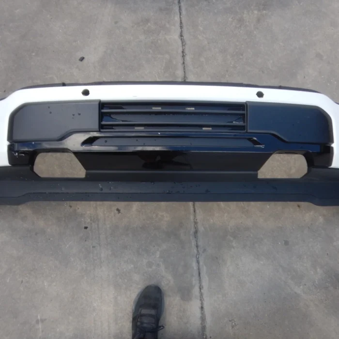 Ford F150 Painted White Front Bumper 2024 2025 BB923M Ford F150 Painted White Front Bumper 2024 2025 BB923M
