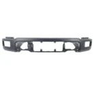 Front Bumper Face Bar For Ford F-150 2024-2025 Black W: Sensor Holes Steel 2