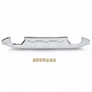 Front Bumper Skid Plate/ Front Bumper Cover Face Bar Fits 16-19 GMC Sierra 1500 _Chrome Front Bumper Skid Plate
