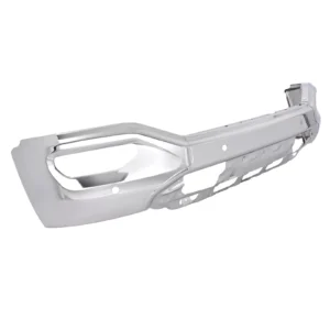 Front Bumper Skid Plate/ Front Bumper Cover Face Bar Fits 16-19 GMC Sierra 1500 _Chrome Front Bumper Cover Face Bar