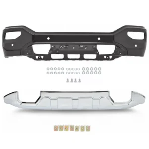 Front Bumper Skid Plate/ Front Bumper Cover Face Bar Fits 16-19 GMC Sierra 1500