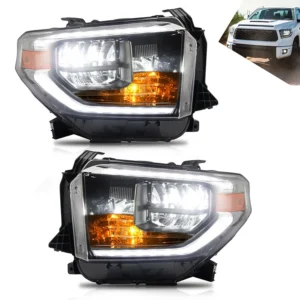 Full LED Headlights For Toyota Tundra 2014-2021 w/Sequential Turn Lamps 2x