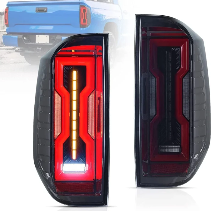 Full LED Tail Lights For Toyota Tundra 2014-2020 With Start-up Animation