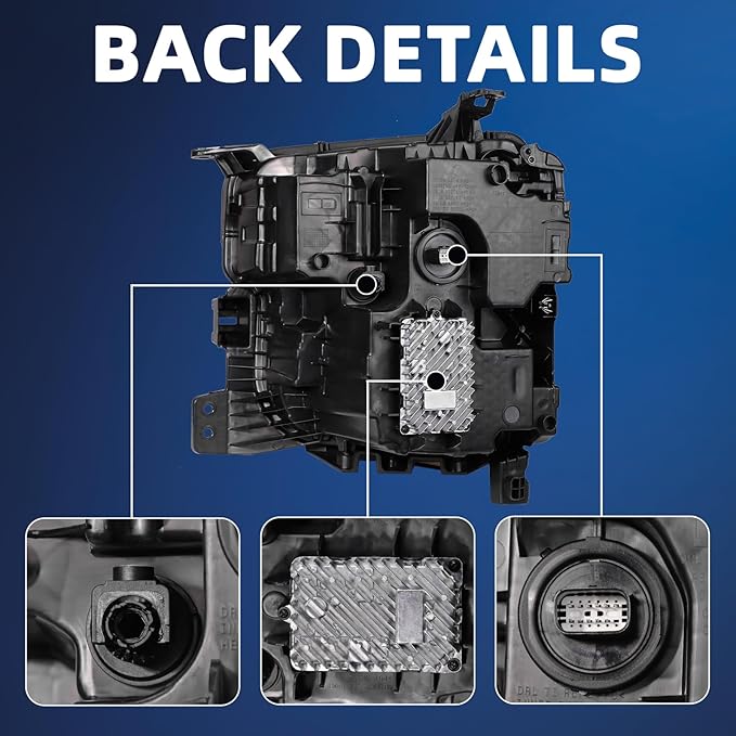 LED Headlight Compatible with Chevy Chevrolet Silverado 1500 2022 2023 2024 2 LED Headlight Compatible with Chevy Chevrolet Silverado 1500 2022 2023 2024 2