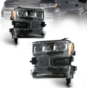 LED Headlight HeadLamp RH LH Driver Passenger For 2019-2021 Chevrolet Silverado